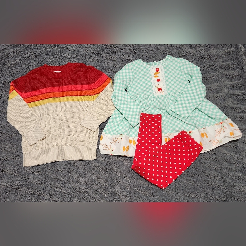💙🩷 TWIN Colorful Fall Set